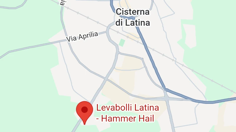 levabolli Latina Hammer Hail sede Cisterna di Latina